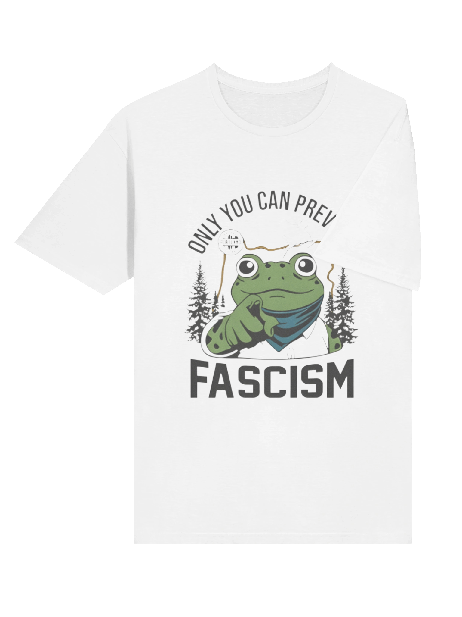 Only You Can Prevent Fascism Portland Frog T-Shirt product image (4)