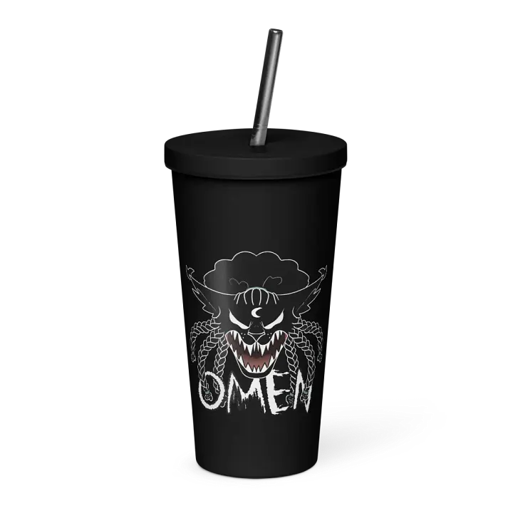 "OMEN" tumbler with straw product image (1)