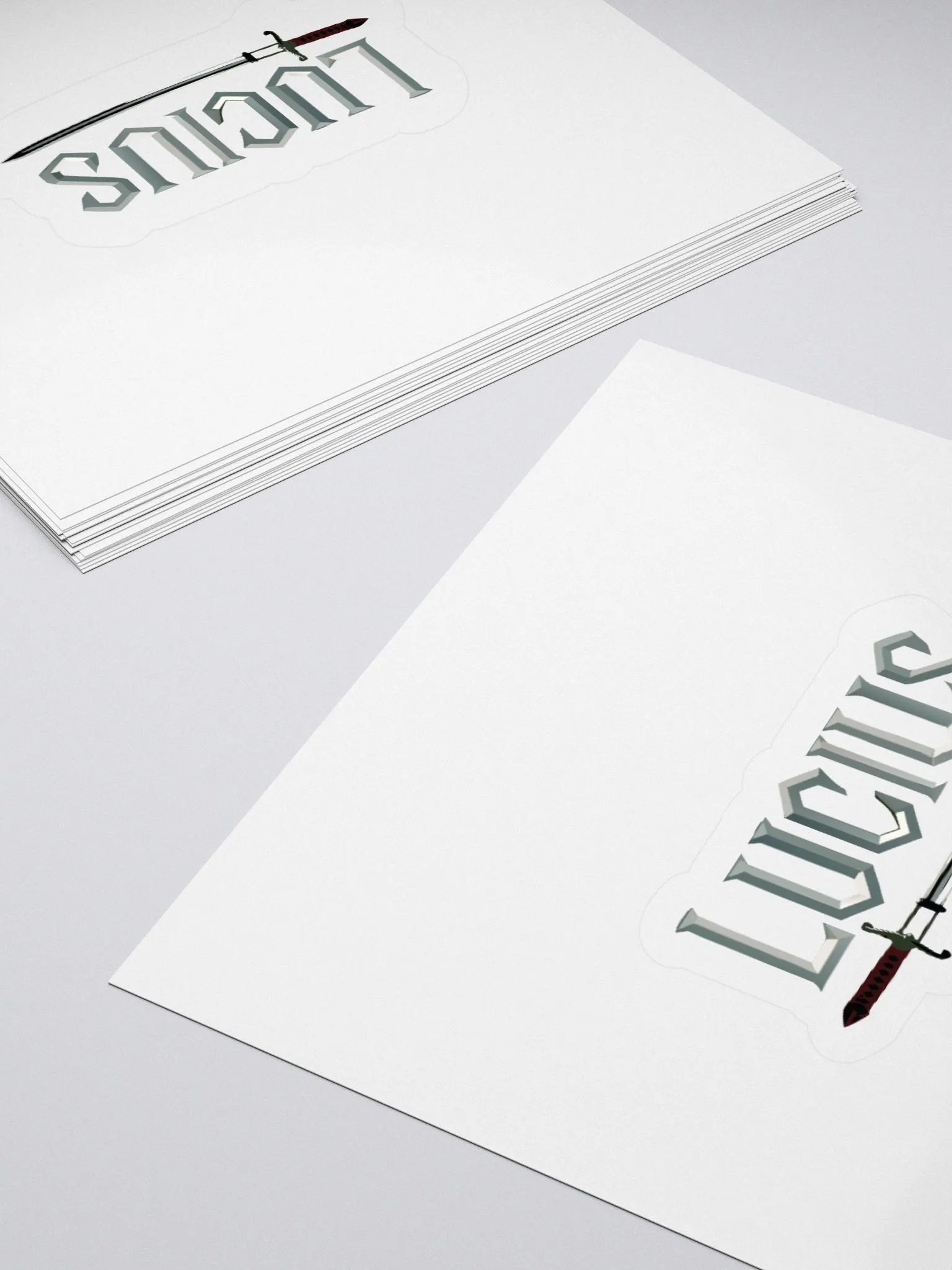 Lucius Kiss Cut Stickers product image (4)