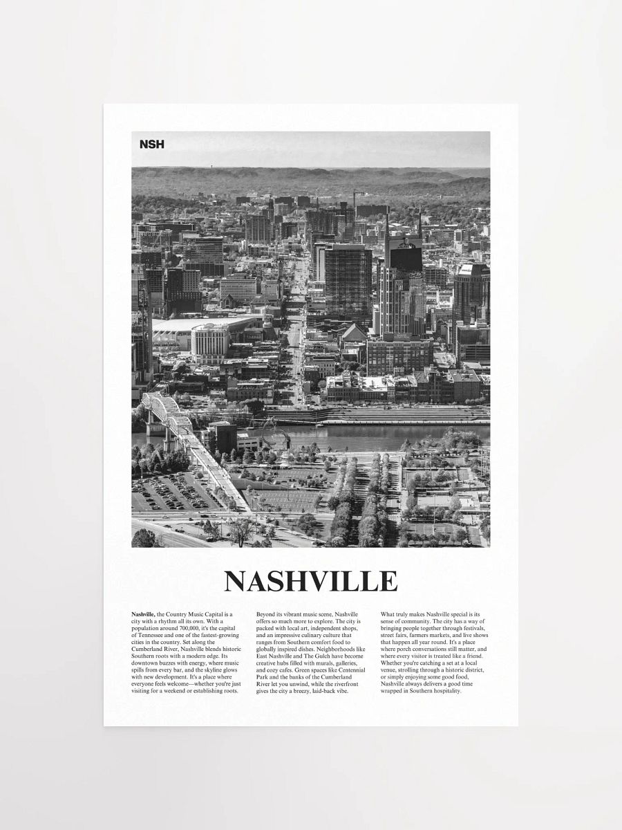 Nashville 01 Newspaper Poster product image (5)