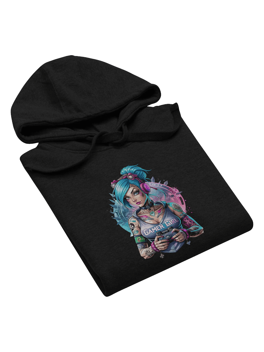 Gamer Girl Vibes Front Printed Hoodie product image (5)