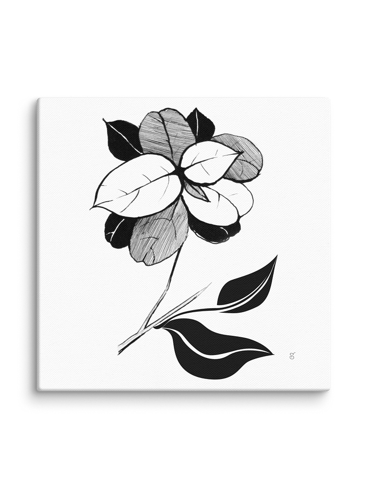 Blank Canvas: Unleash Your Artistic Vision - Stylish Leaves product image (2)