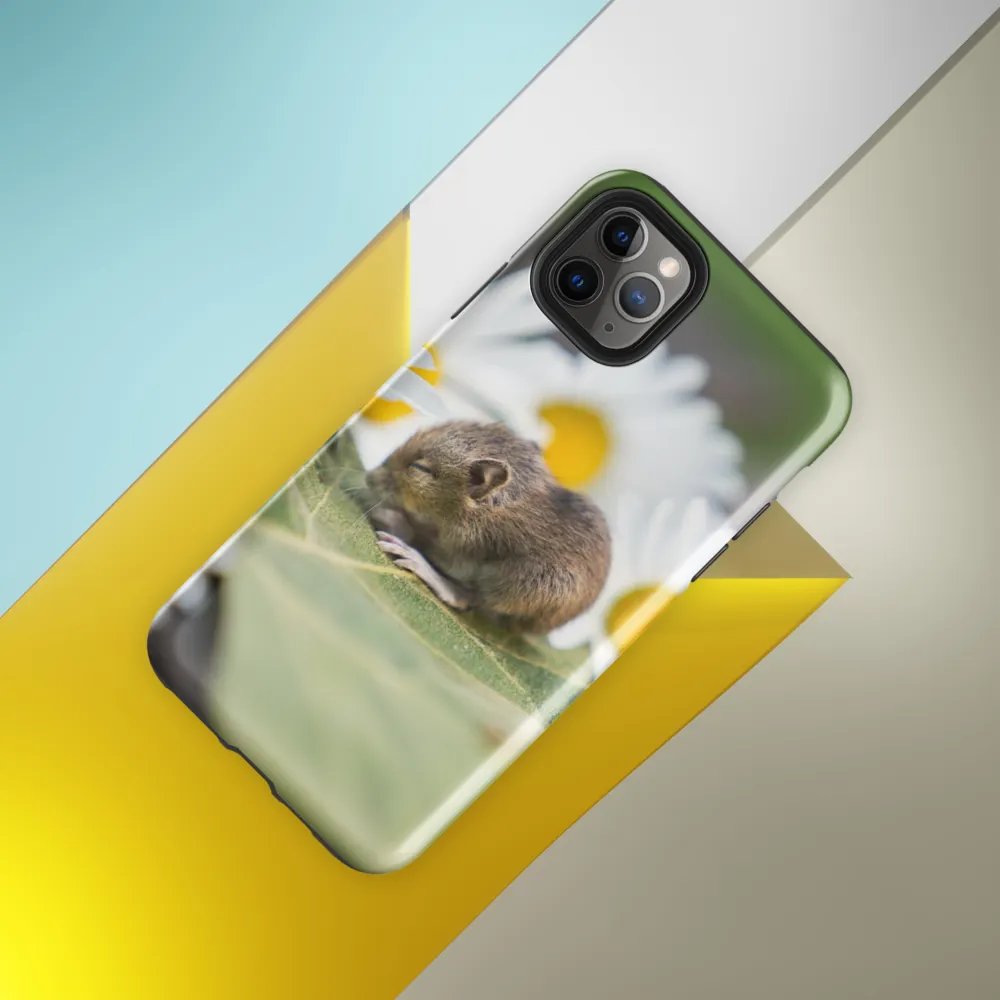 Mouse with Flower Phone Case - Perfect for Animal Lovers, Ultimate Phone Protection! product image (40)