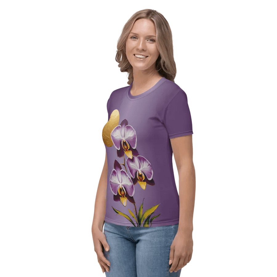 Floral Themed All Over Print T-shirt product image (4)