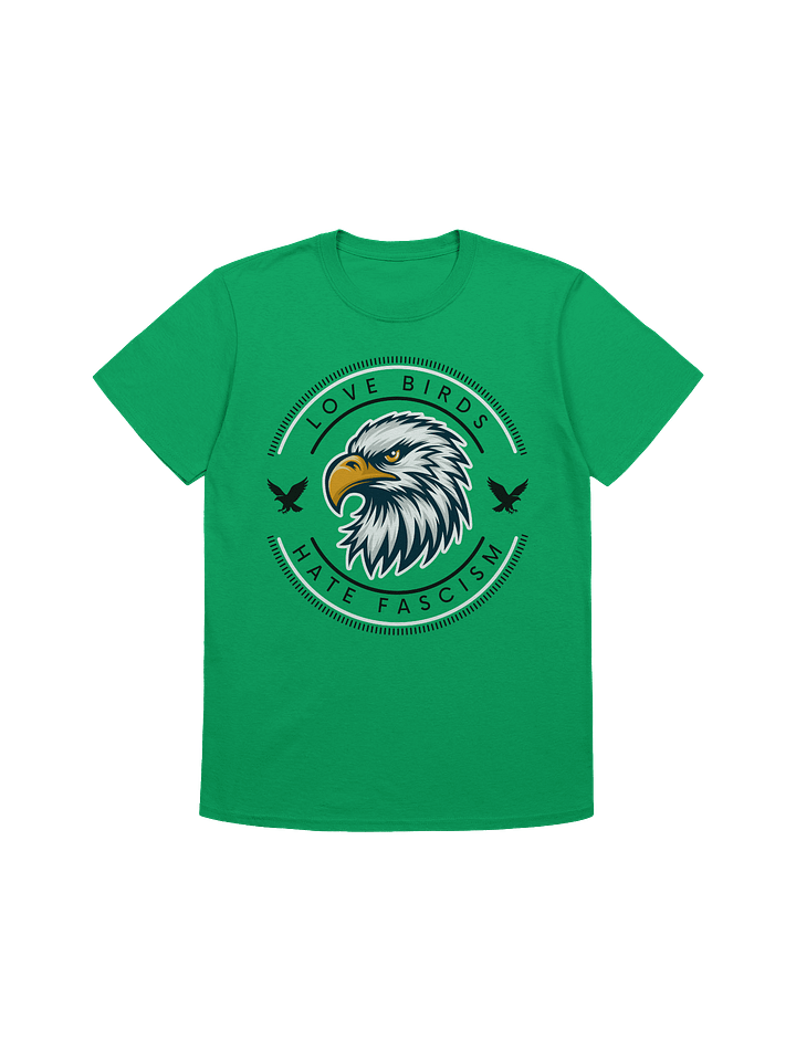 Love Birds Hate Fascism - Green product image (1)