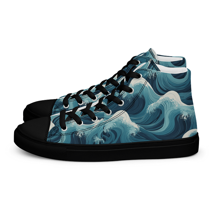 Retro Wave Women's High Top Sneakers product image (1)