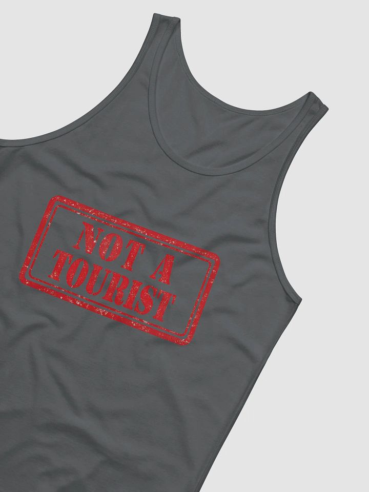 'NOT A TOURIST' Stamp Jersey Tank product image (2)