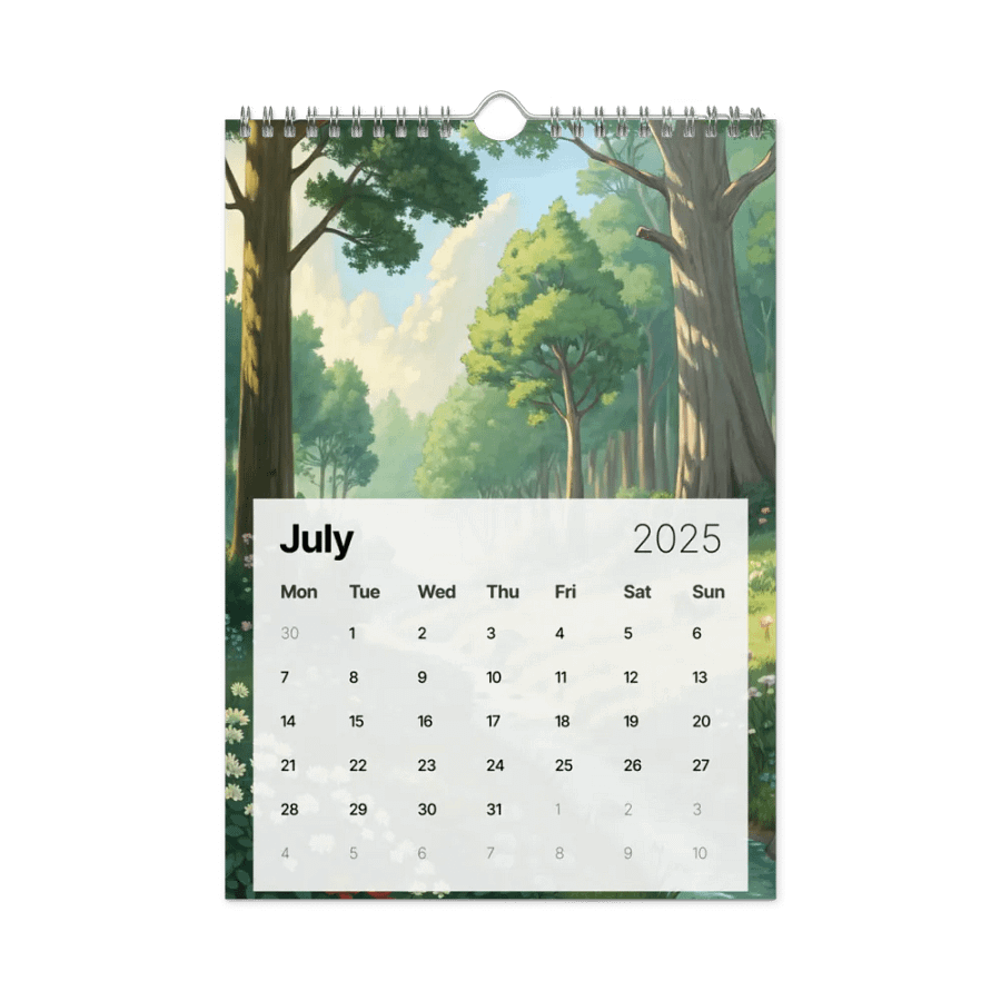 MAGICAL ANIME SEASONS WALL CALENDAR 2025 product image (7)