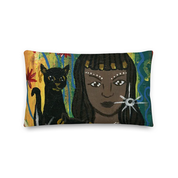 Cat Goddess Bastet Decorative Pillow product image (2)