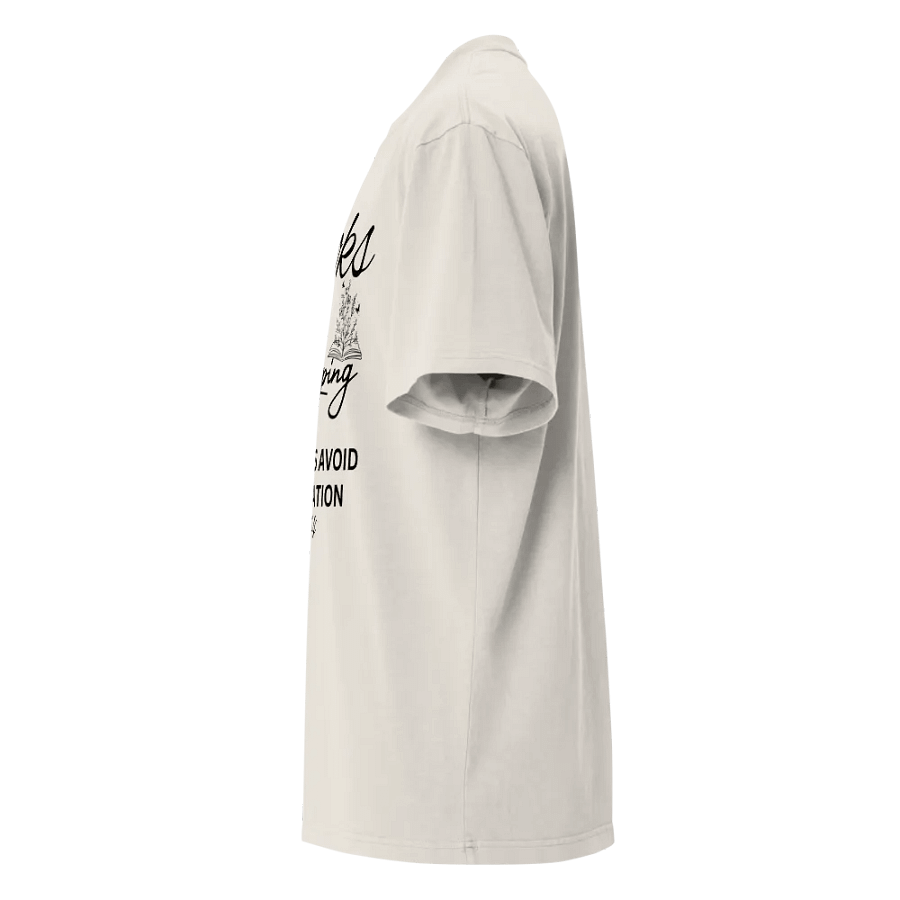 Books Helping Introverts Avoid Conversation Boxy Tee product image (39)