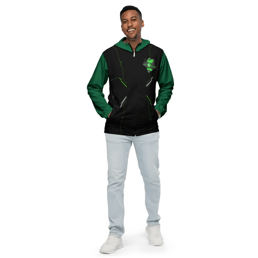 Verdant Adventure All-Over Windbreaker product image (9)