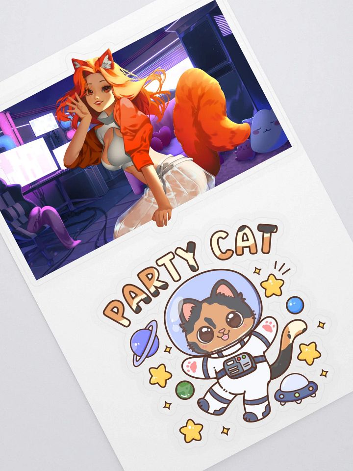 Anime Byndo + Party Cat Stickers product image (2)