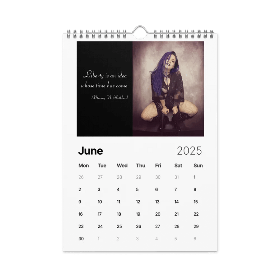 The LibertyTrap Pin-up Calendar 2025 product image (5)