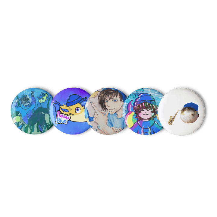 PufferBlue Button set product image (1)