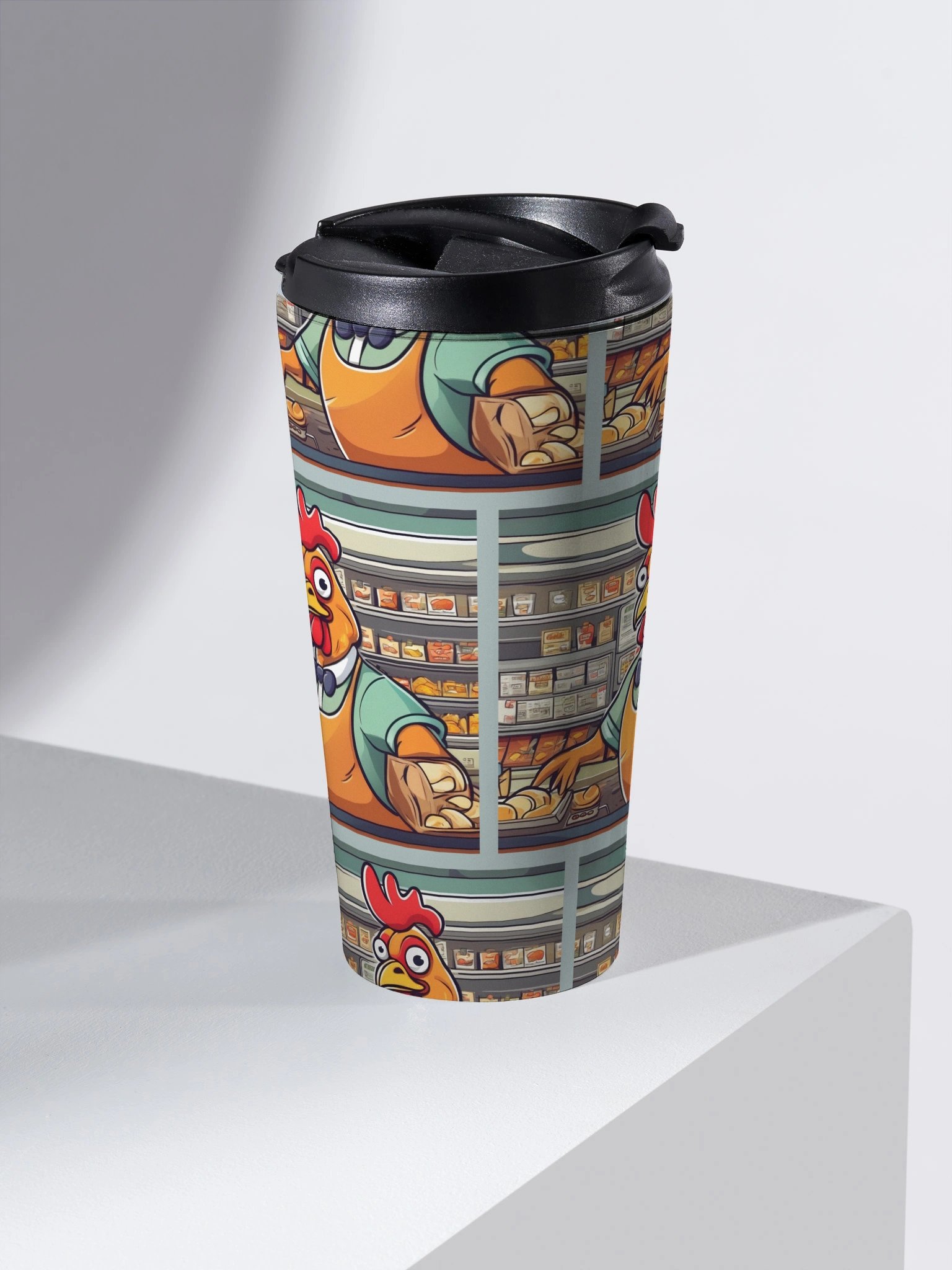 Rooster Employee Stainless Steel Travel Mug product image (2)