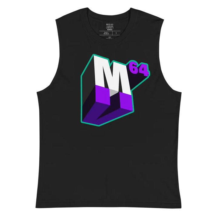 M64 Plays Logo Muscle Tank (Founding Member Edition) product image (2)