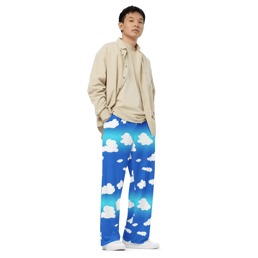 Clouds Pattern Wideleg Pants product image (3)