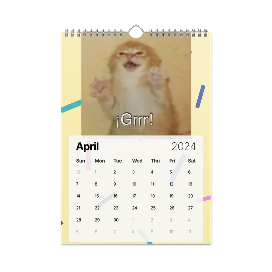 Wall Calendar (2024): Meme Cats product image (2)