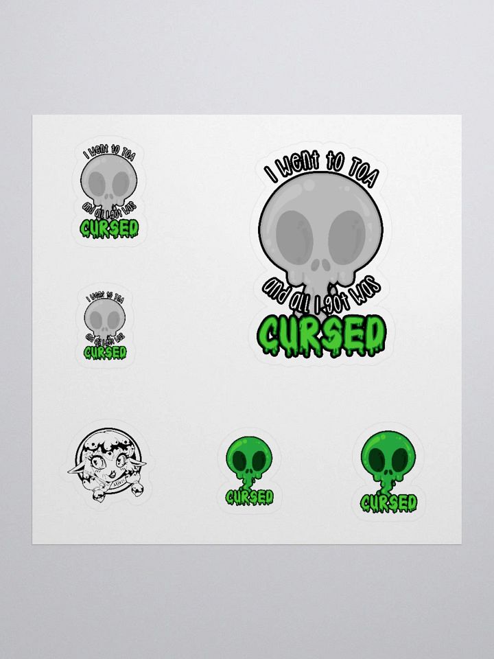 All I Got Was Cursed - Priest - Sticker Sheet product image (1)