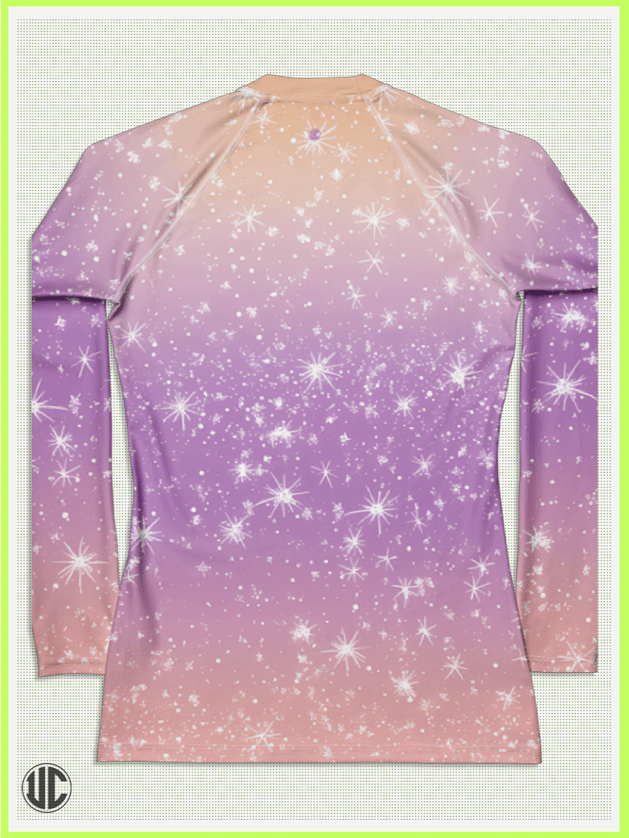 Cosmic Dusk - Women's Rash Guard product image (5)