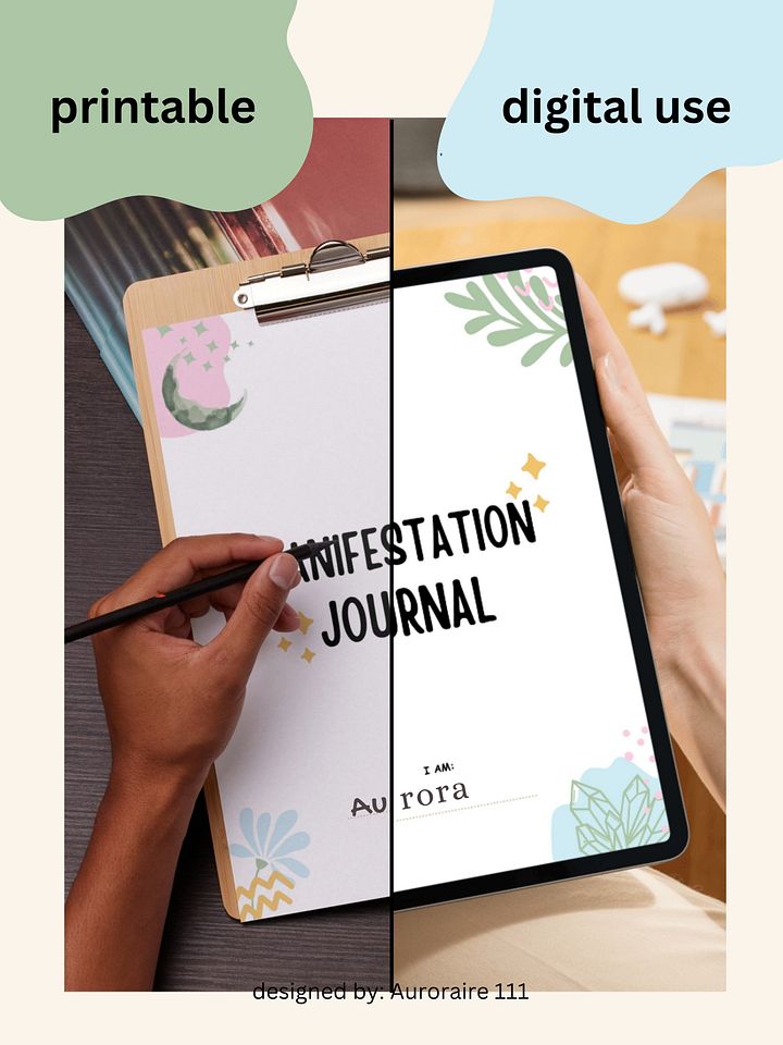 Manifestation Journal | Printable + Digital | 31 Days | Daily Alignment + Tracker + Planner product image (2)