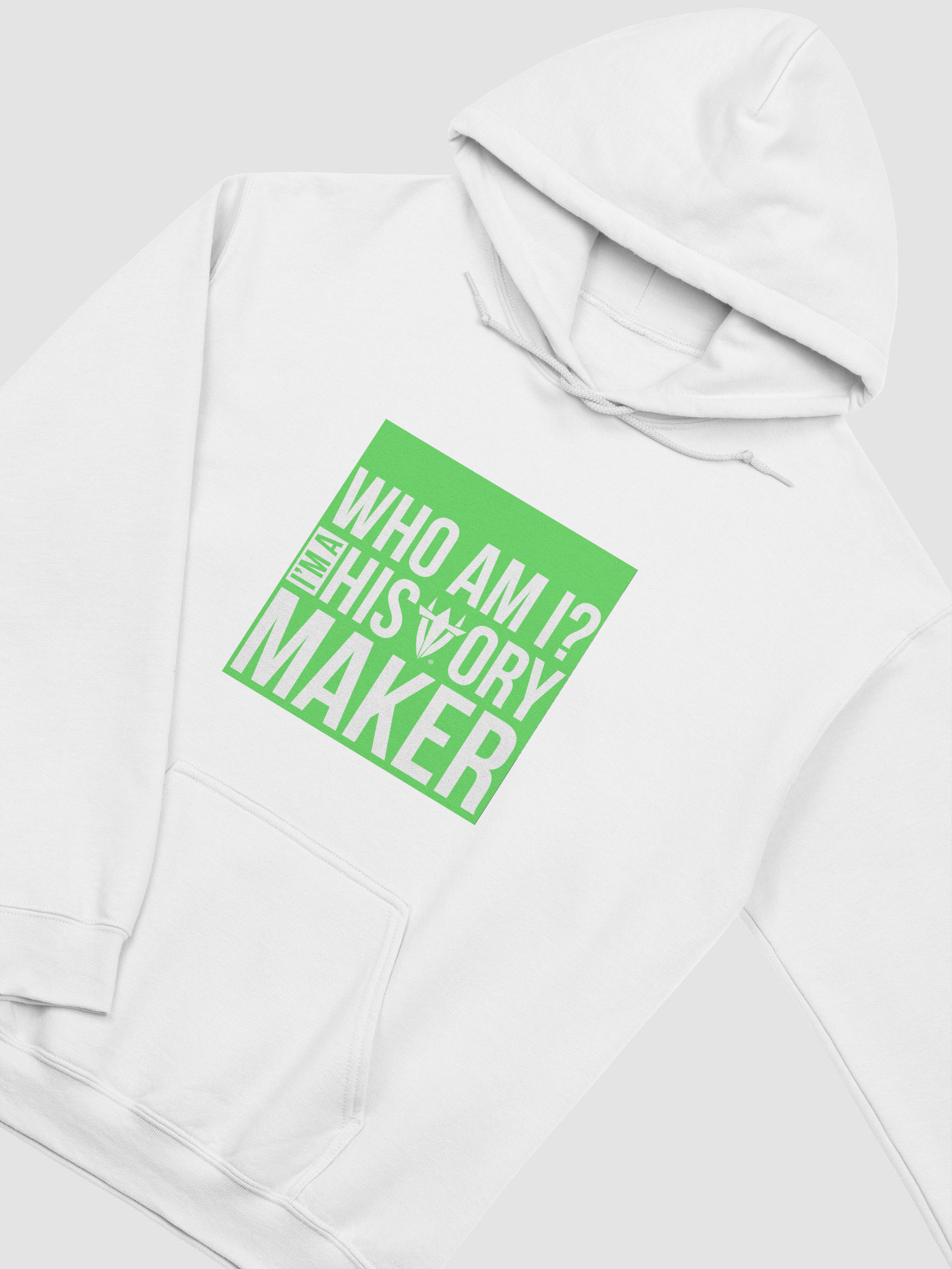 Whom Am I White Hoodie product image (3)