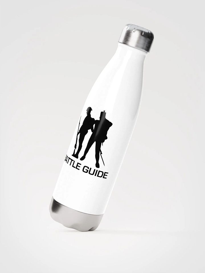 Battle Guide | Steel Water Bottle | White product image (2)
