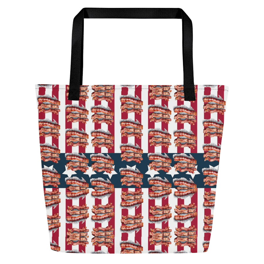 Bacon and America Print Tote Bag product image (3)