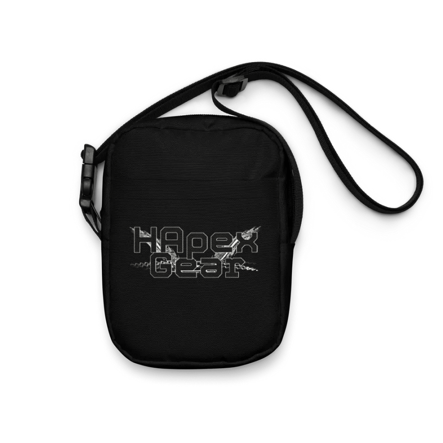 Utility Crossbody Bag - Black - Black HApex Gear White Logo product image (7)