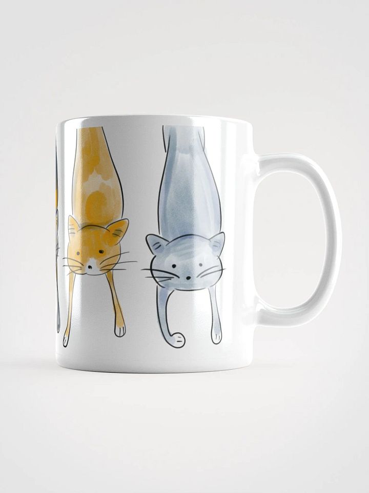 Hand Drawn Feline Friends Mug product image (1)