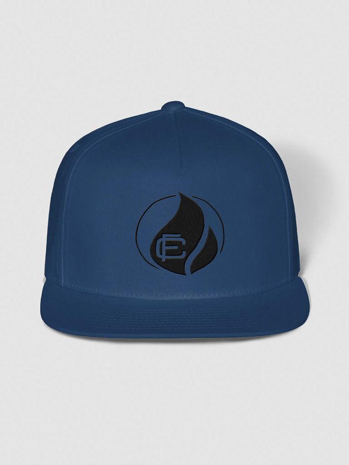 Colitaly Symbol Flat Snapback Cap (Black Logo) product image (1)