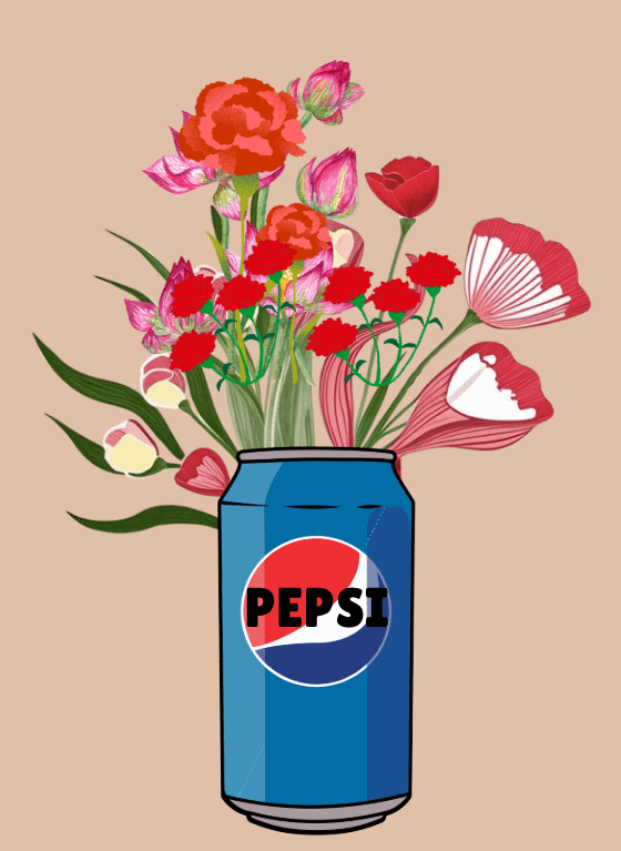 Pepsi Flower Wall Art product image (1)