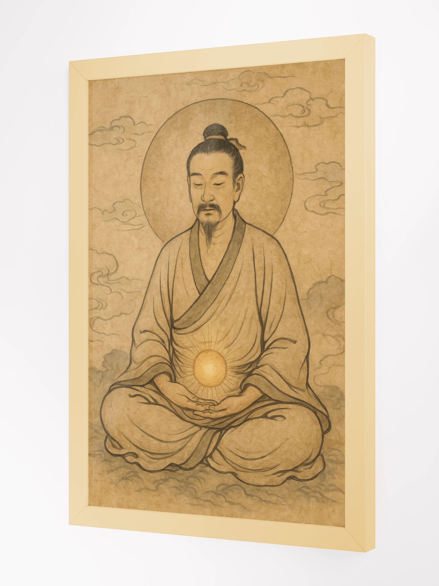 The Dantian Sanctuary of Inner Peace Wood Framed product image (4)
