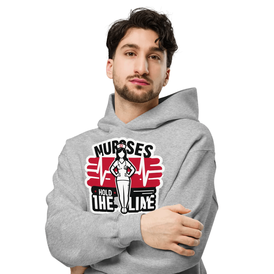 Nurse's Heartbeat Oversized Hoodie product image (36)