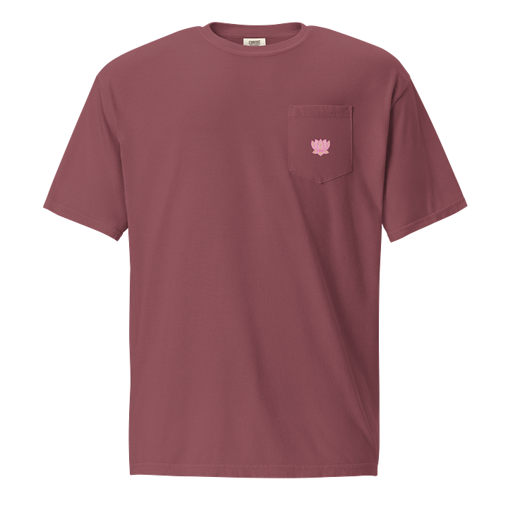 Golden Lotus Unisex Pocket Tee product image (1)