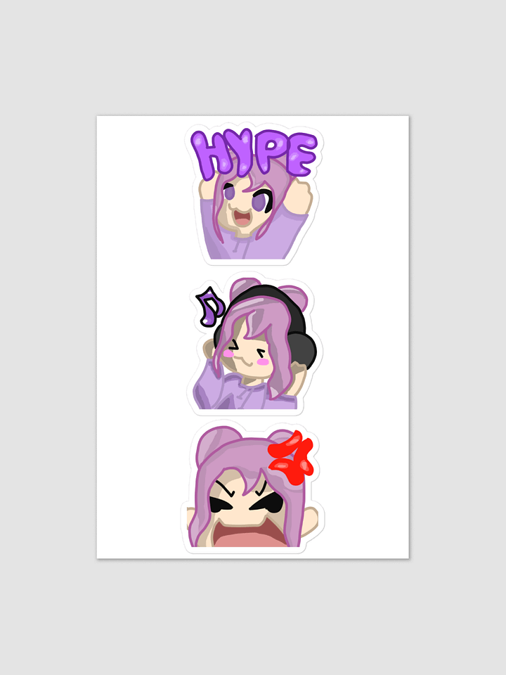 KtChaoss Emote Sticker Sheet product image (1)