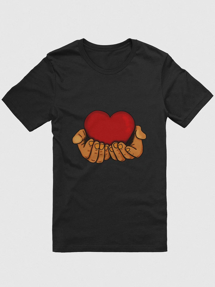 Hold My Heart - Black Shirt + Brown Skin Tone product image (1)
