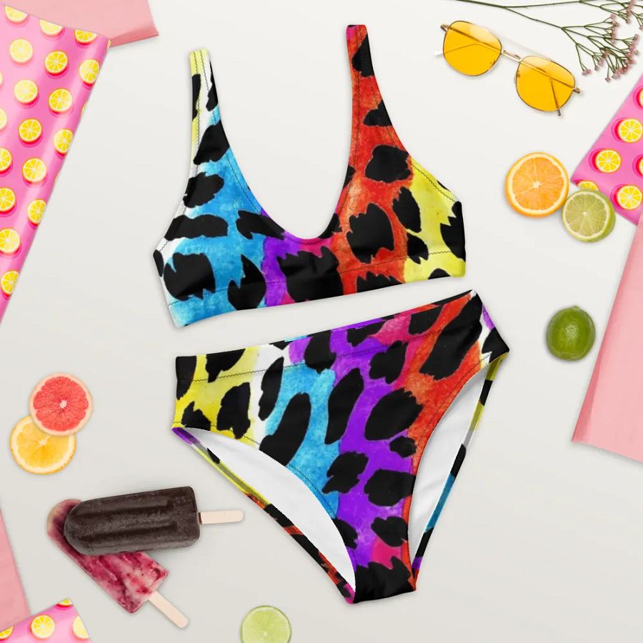 Rainbow Leopard Bikini product image (10)