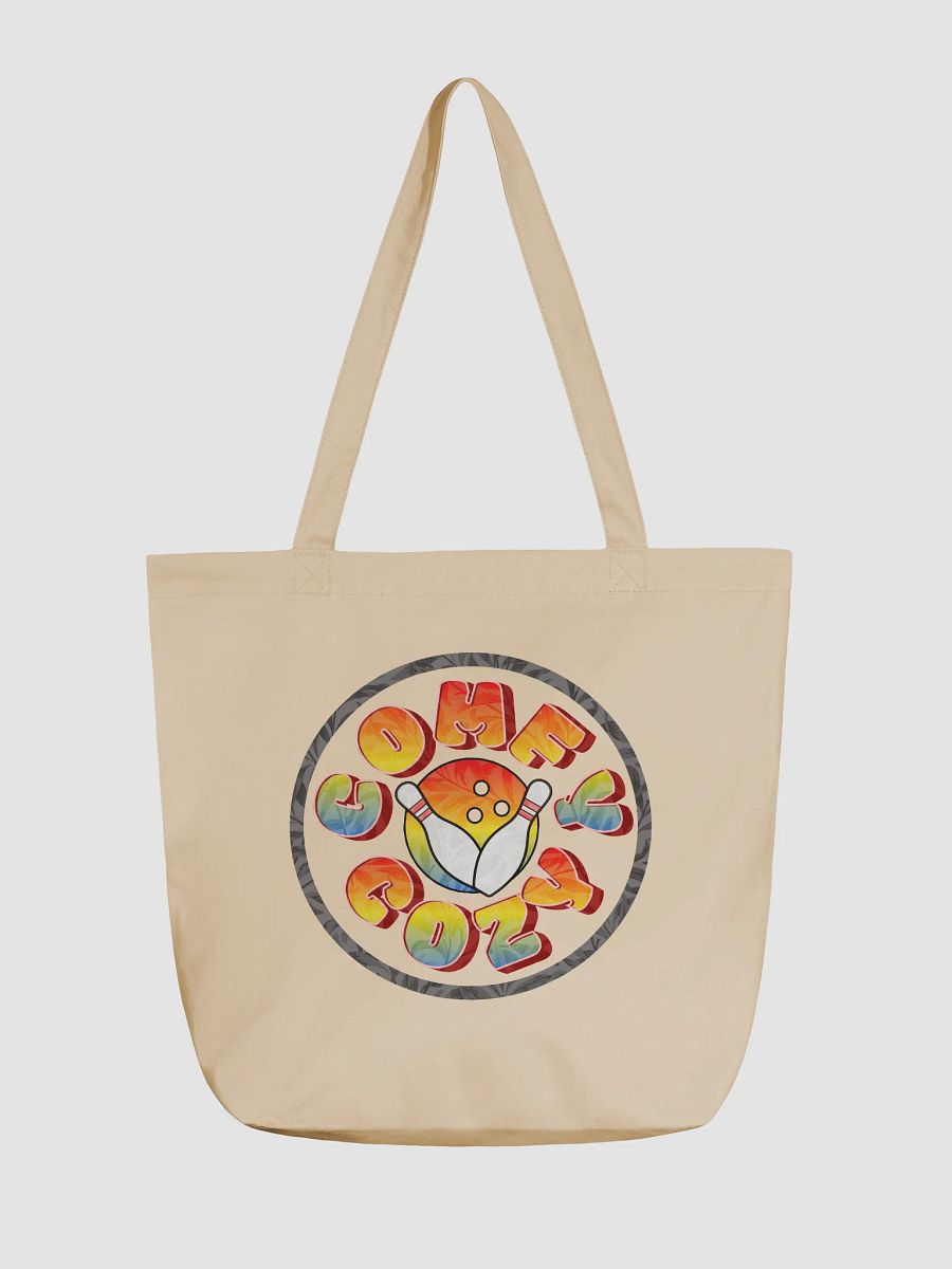 Comfy Cozy Bowling Strike Style Eco-Friendly Tote Bag product image (5)