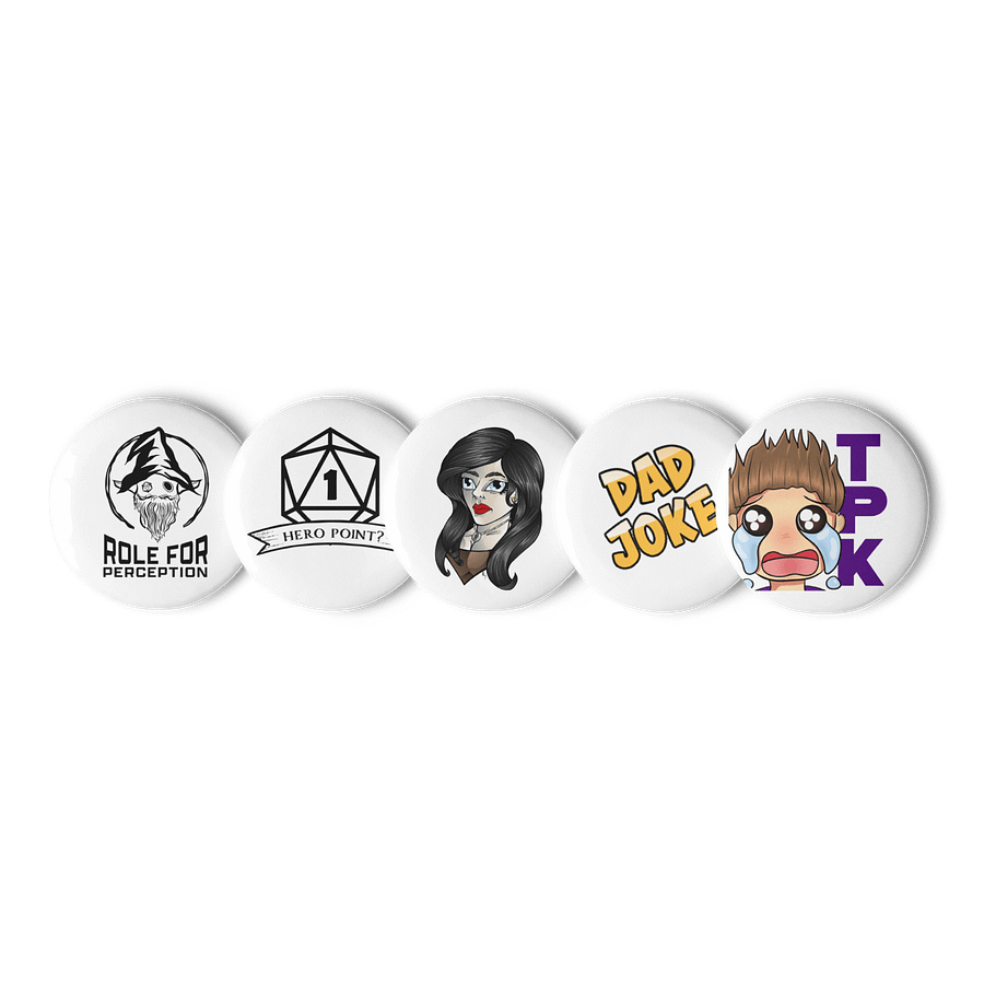 🎲 Role for Perception Pin Set – Pack of 5 product image (3)