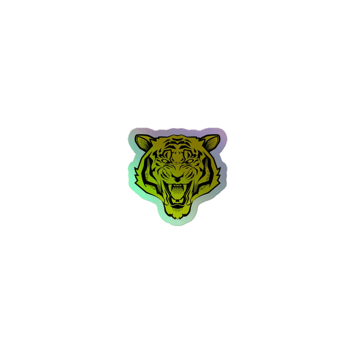 Juego de pegatinas holográficas de tigre rugiente By TryTiger product image (2)