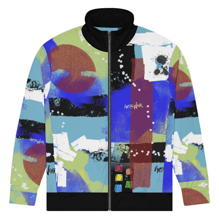 AbstractWear 'Broad Avenue' Unisex Recycled Track Jacket product image (1)