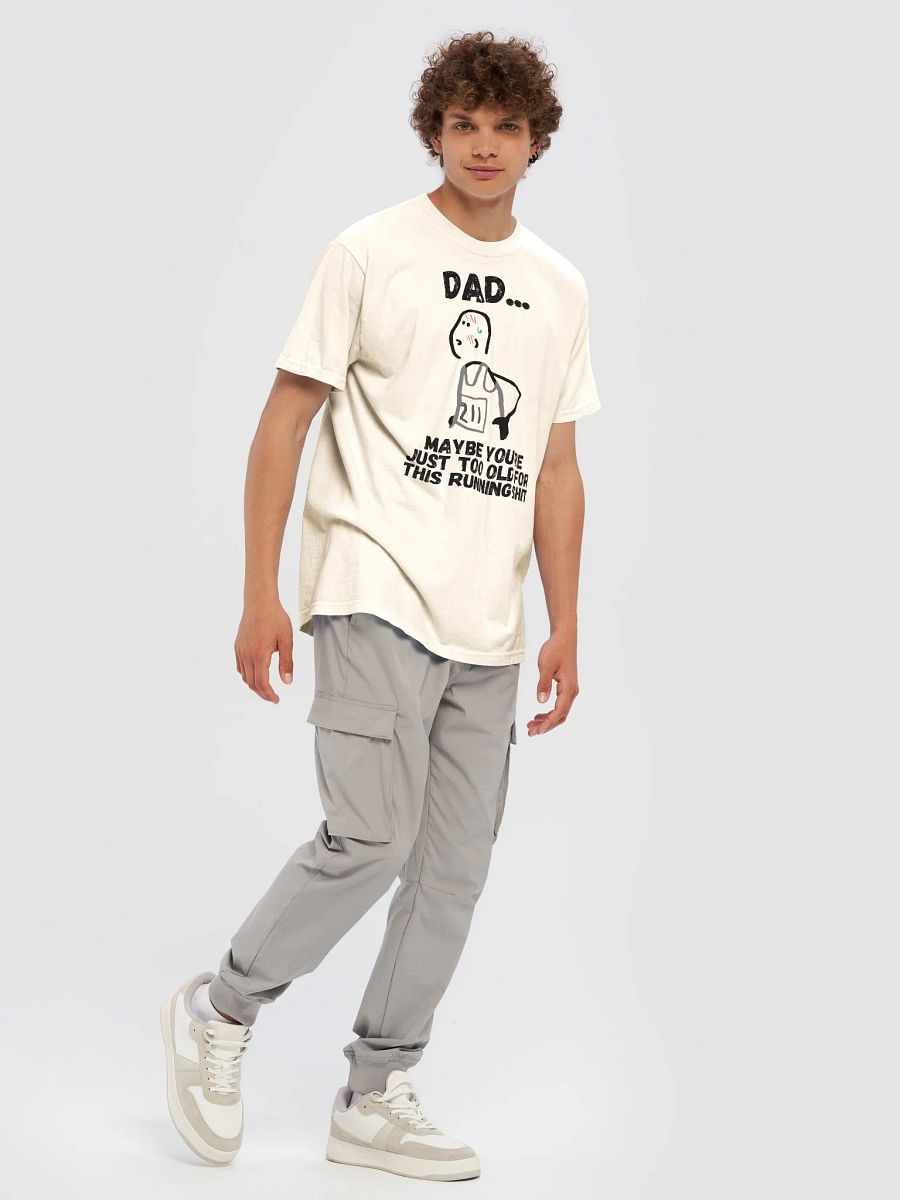 Dad Squiggle Line Art Cotton Tee product image (28)