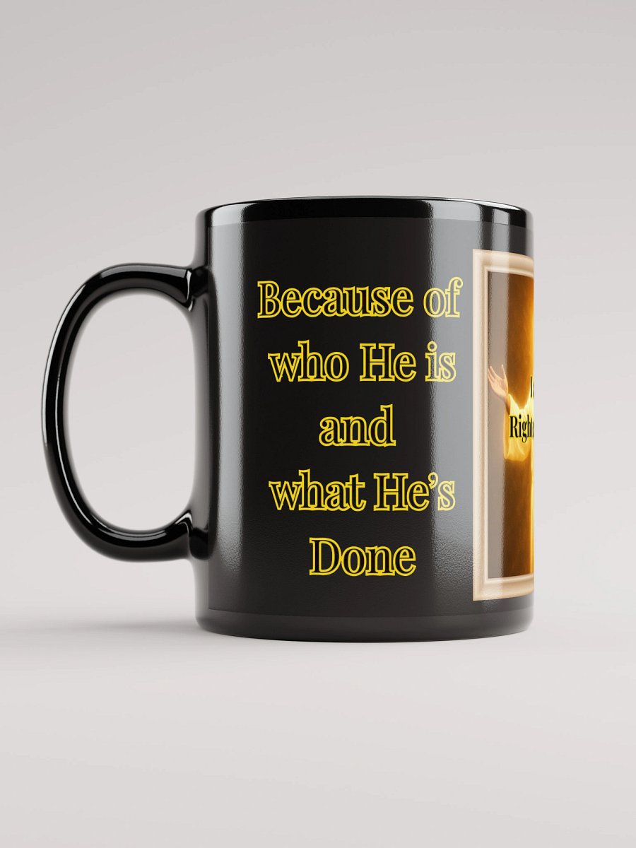 I am the Righteousness of God (Male) Glossy Black Mug product image (6)