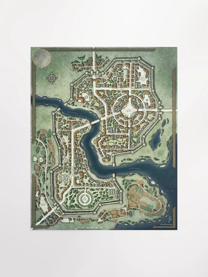 SHA'ALKHAR CITY POSTER 16'' X 20'' product image (1)