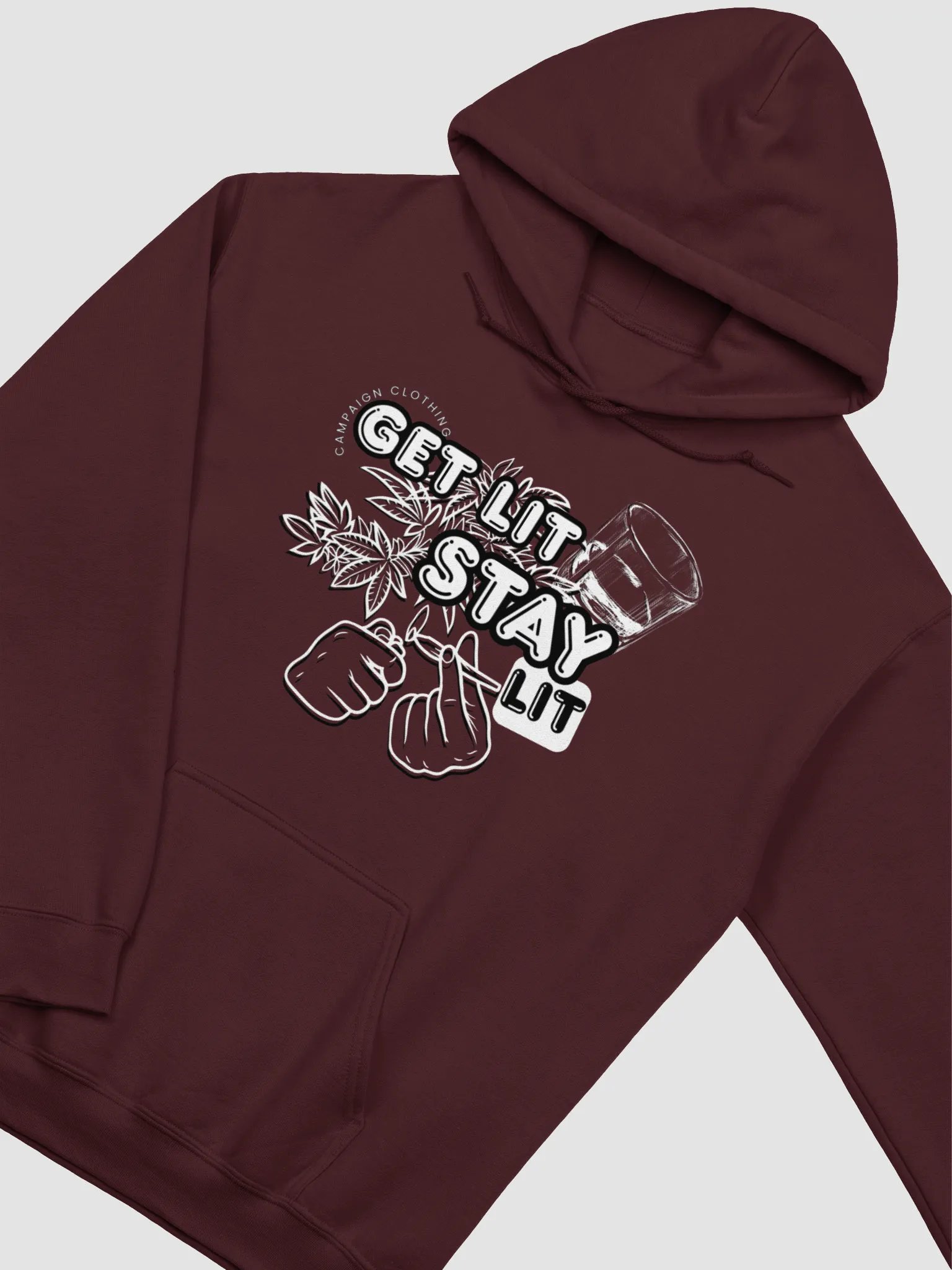 [Stoner's Haven] Stay Lit Hoodie product image (3)