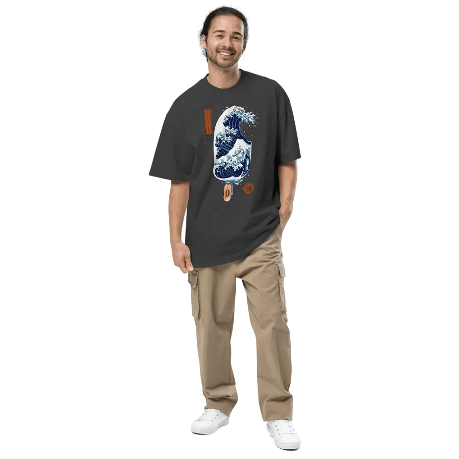 Great Wave Ice Cream - Oversized Tee product image (4)