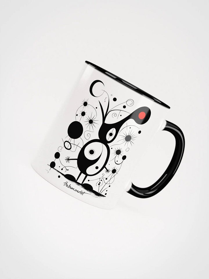 White Ceramic Mug with Colors Inside product image (1)