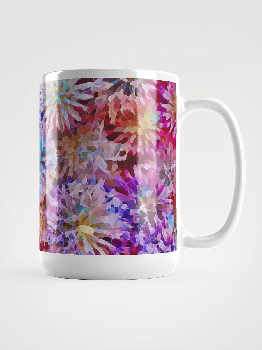Abstract Graphic | White Coffee Mug | Globe Thistle Floral product image (3)