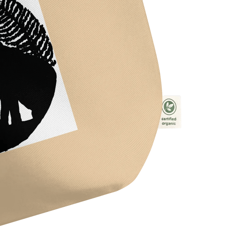 Dreamer Books Fox Tote Bag (Tan/printed 2-sides) product image (3)